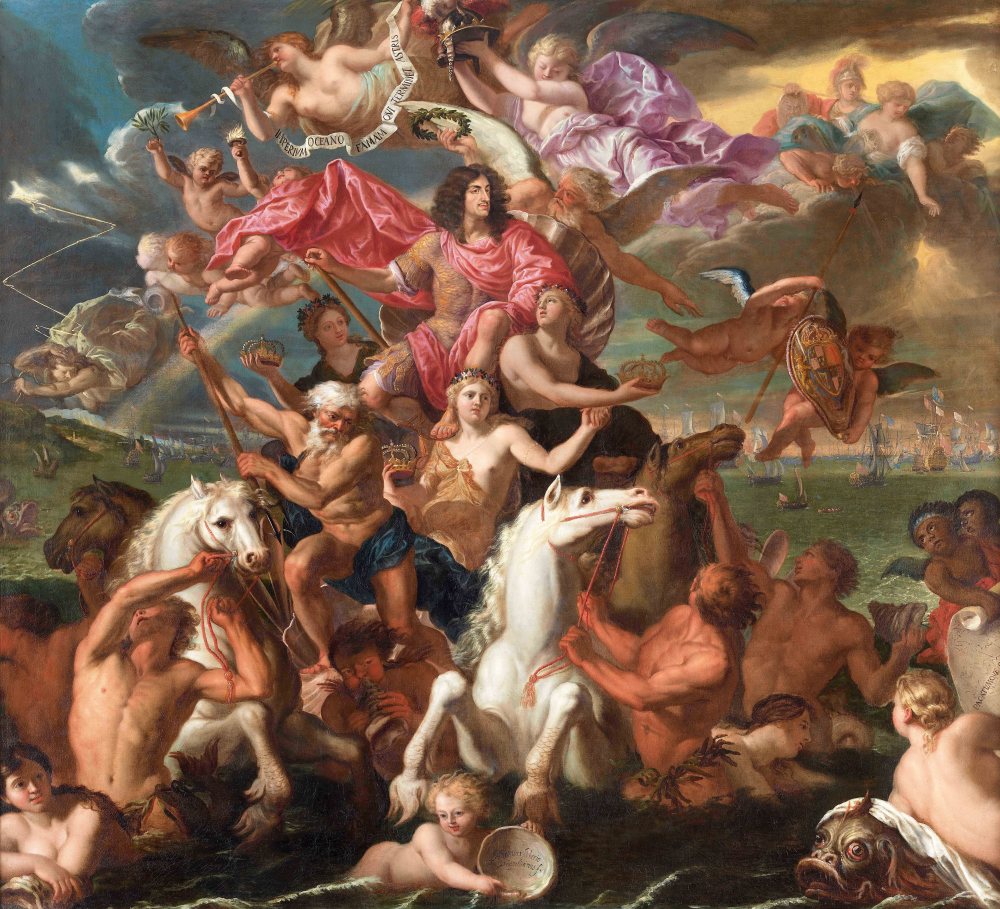 Antonio Verrio The Sea Triumph of Charles II, 1674