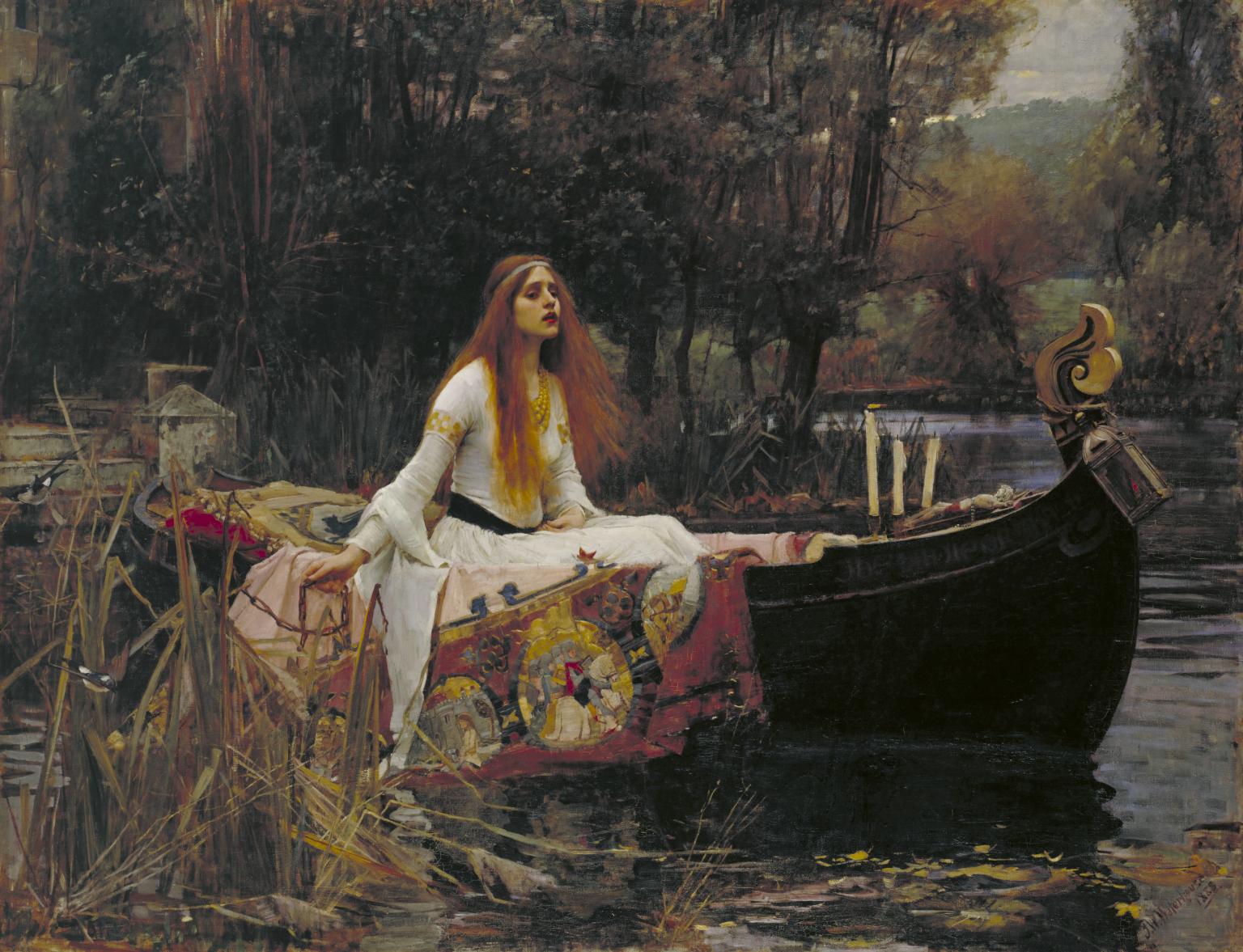 The Lady of Shalott 1888 by John William Waterhouse 1849-1917